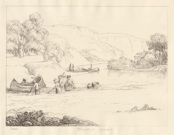 Meuse and Sambre from the Gate of the Sambre 1822