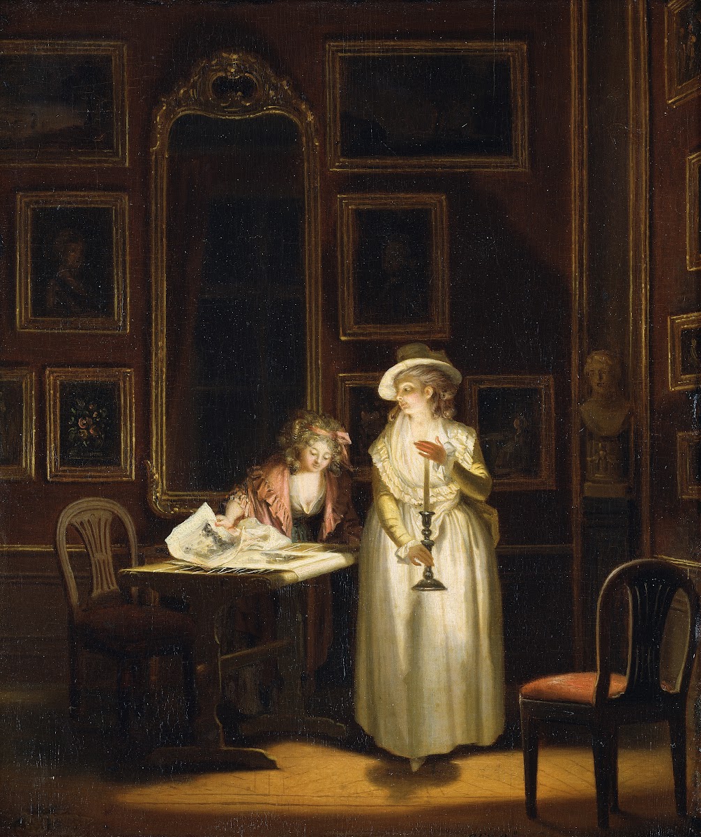At the Embroidery Frame