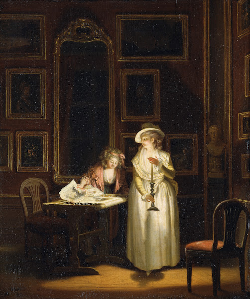 At the Embroidery Frame