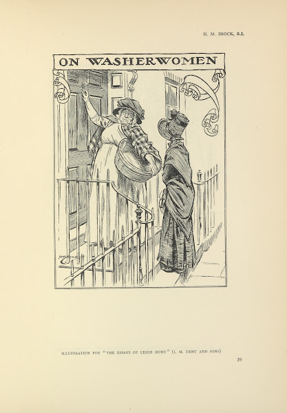 On Washerwomen  The essays of Leigh Hunt 1914