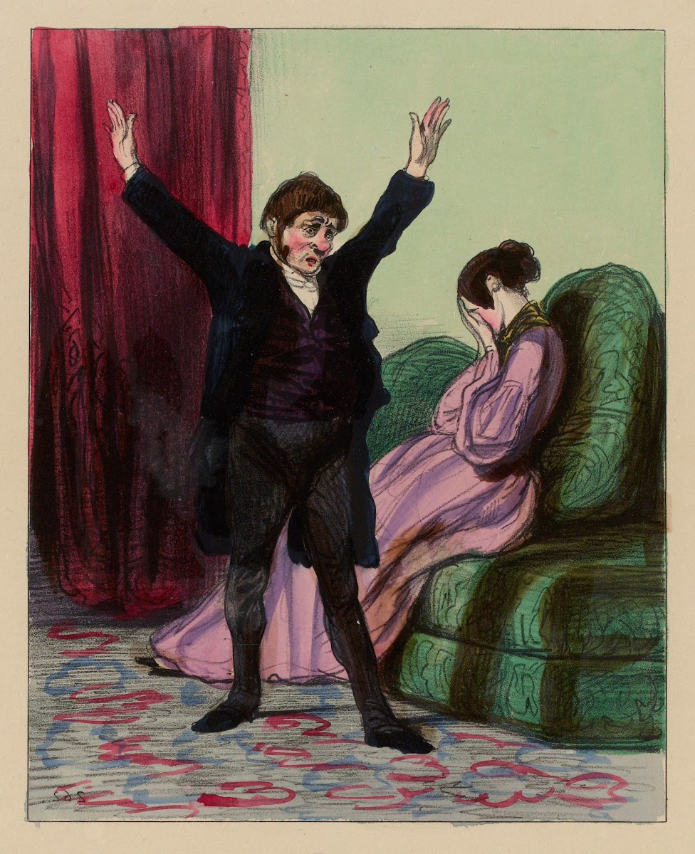 Malheureuse tu feras la honte de ton sexe et le desespoir du mien 1840