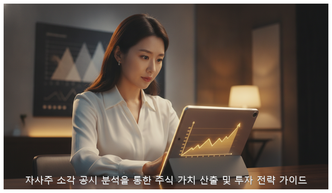 자사주 소각 공시 분석을 통한 주식 가치 산출 및 투자 전략 가이드 핵심 안내 및 분석 인포그래픽 (3)