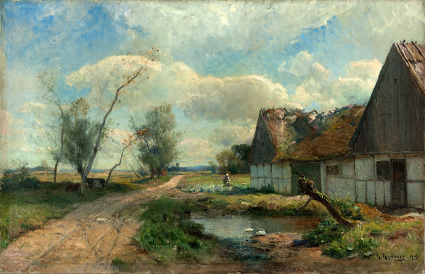 Landscape from Scania with Farm 1903