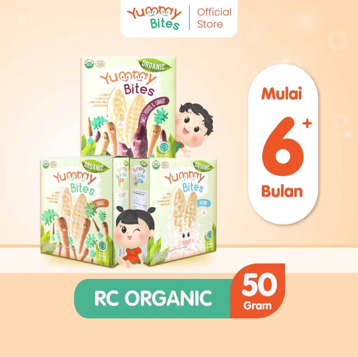 Yummy Bites Crackers Organic