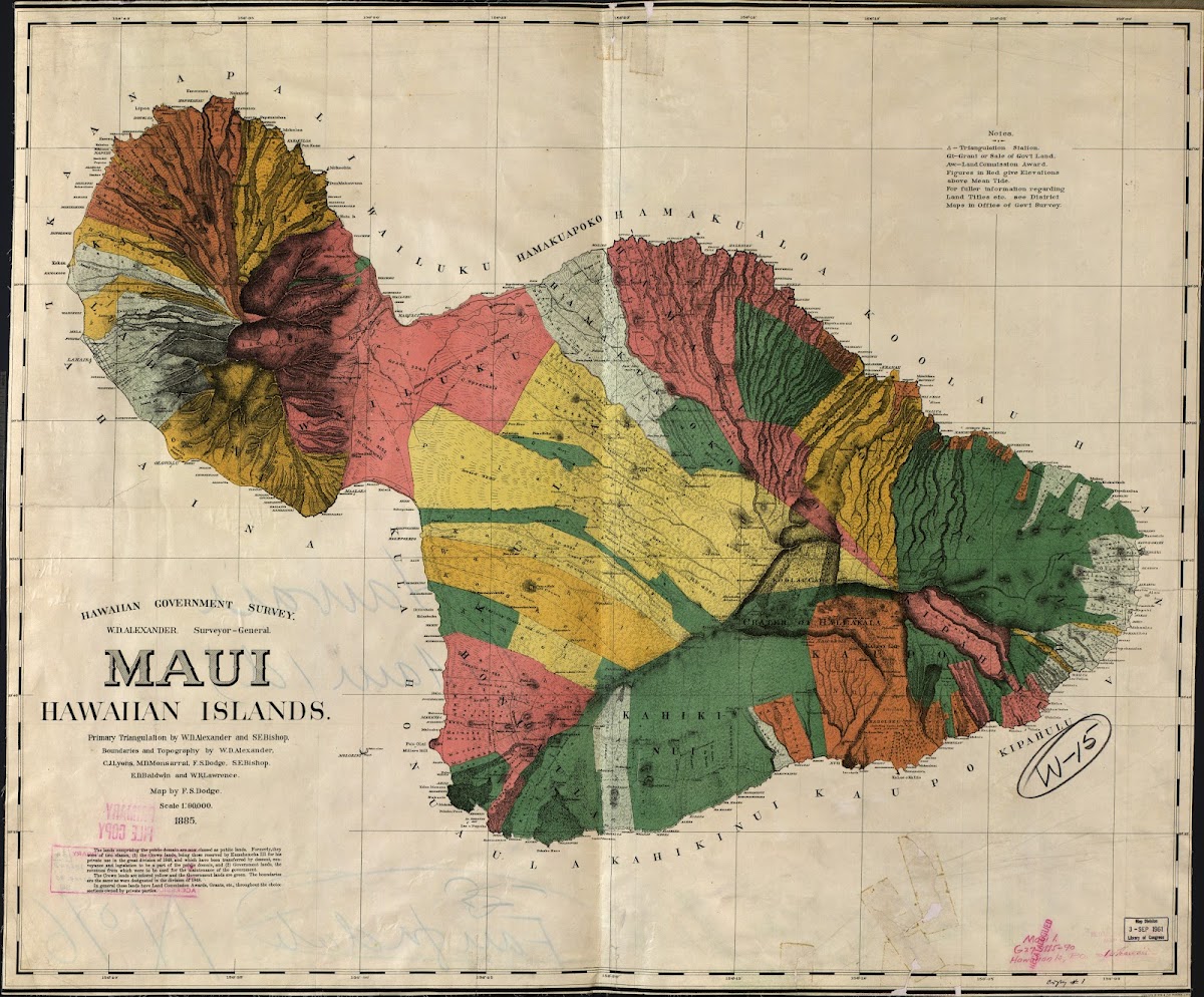 Maui Hawaiian islands 1885