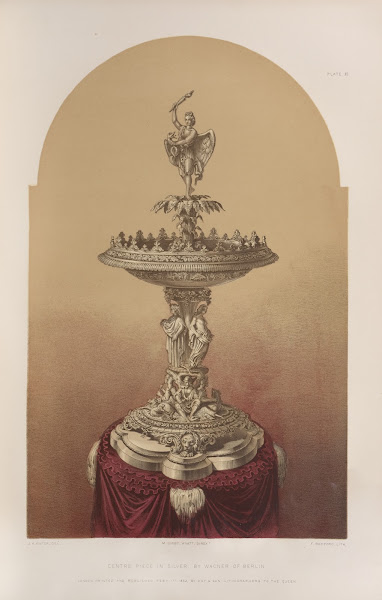 Centre piece in silver 1851   1853