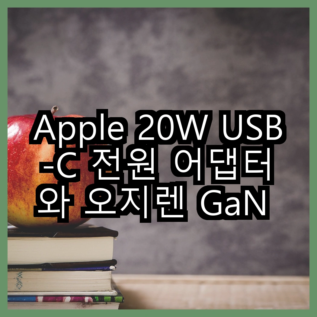 Apple 20W USB-C 전원 어댑터와 오지렌 GaN 멀티 플러그 어댑터, 어떤 선택이 더 현명할까? 썸네일