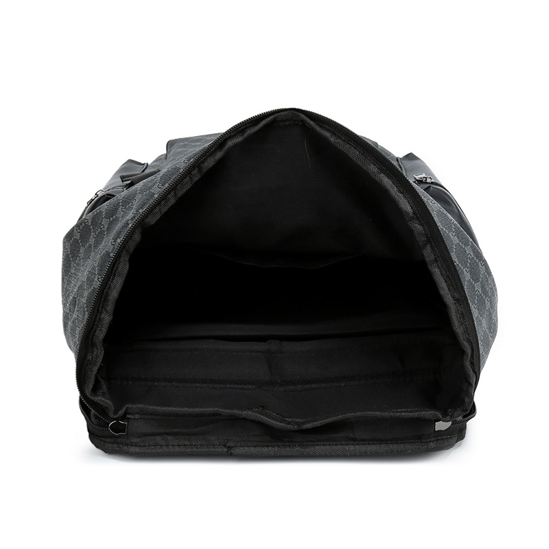 PU backpack, grid pattern, under 20 L