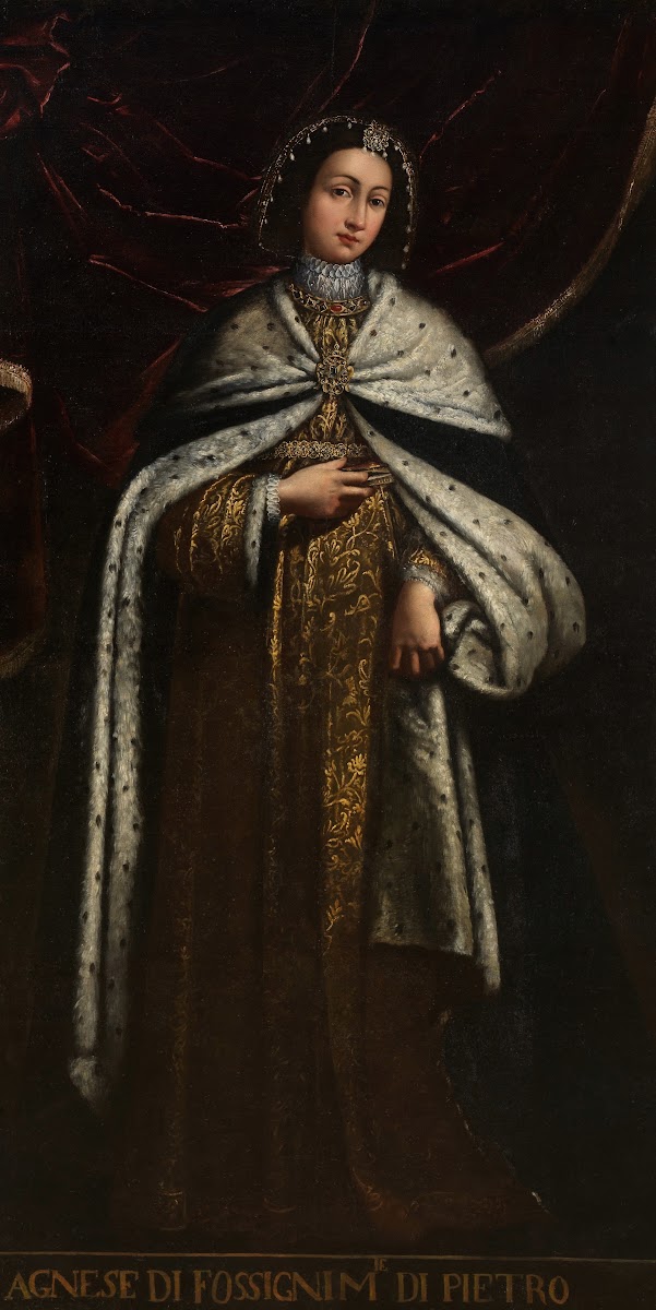 Portait of Agnese wife of Pietro II 18th Century
