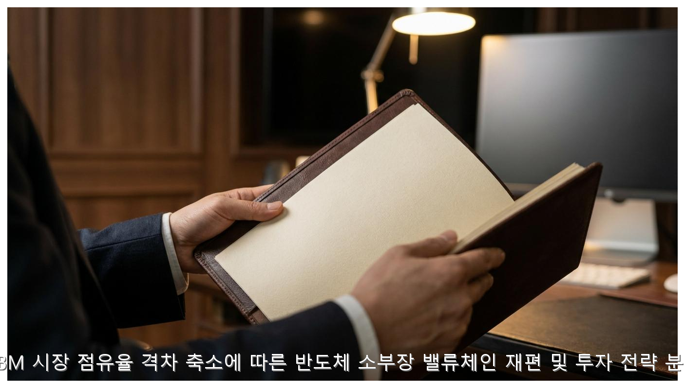 HBM 시장 점유율 격차 축소에 따른 반도체 소부장 밸류체인 재편 및 투자 전략 분석 핵심 안내 및 분석 인포그래픽 (2)