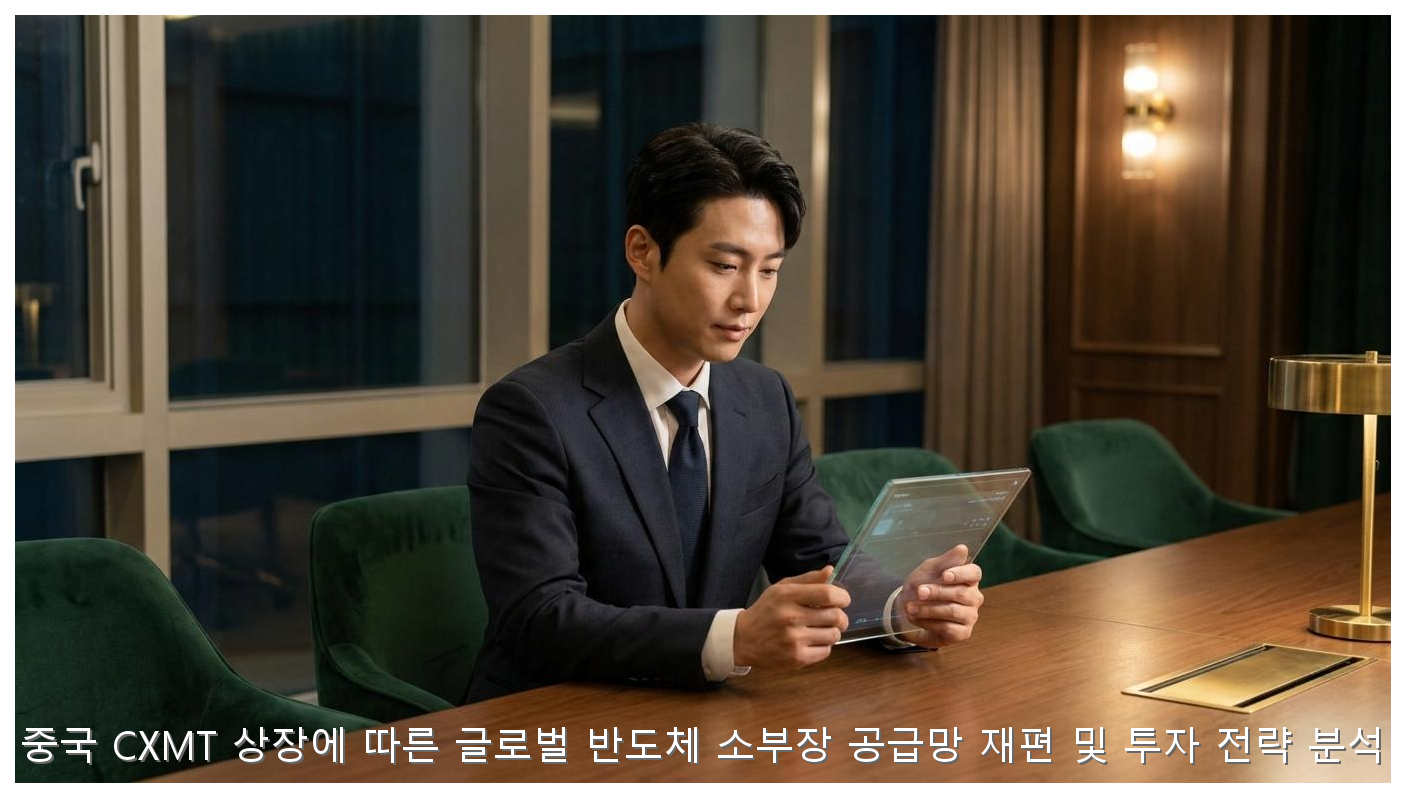 중국 CXMT 상장에 따른 글로벌 반도체 소부장 공급망 재편 및 투자 전략 분석 핵심 안내 및 분석 인포그래픽 (2)