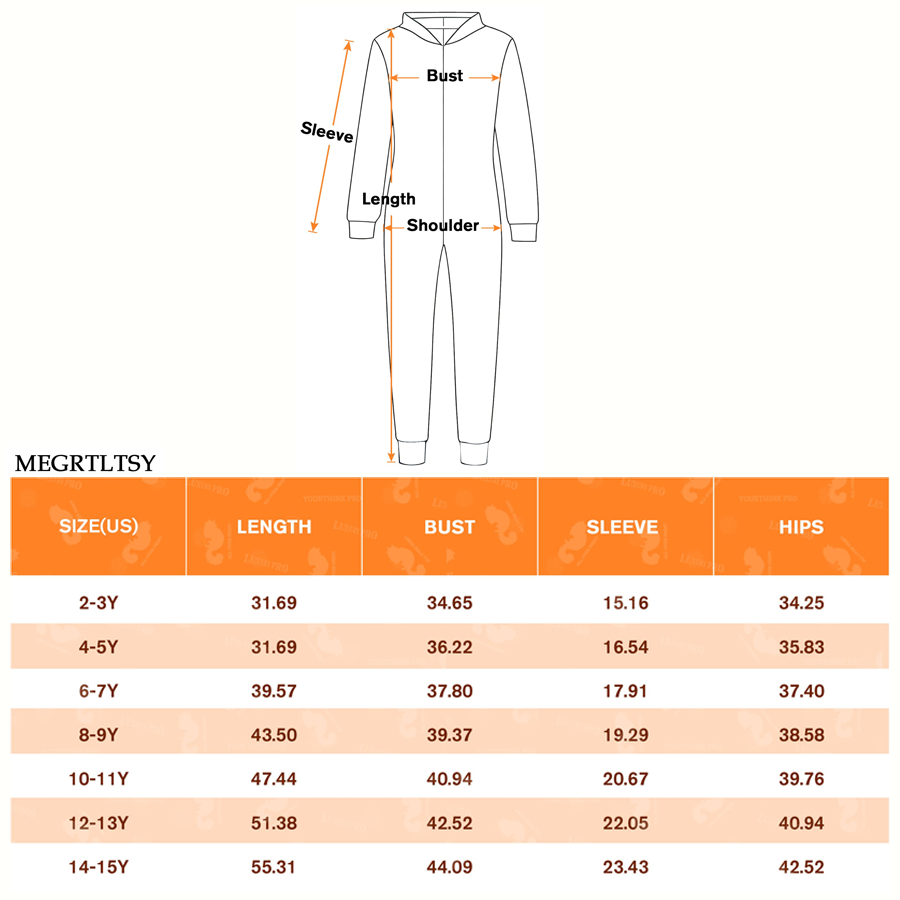 AOP Kids Onesie Pajamas