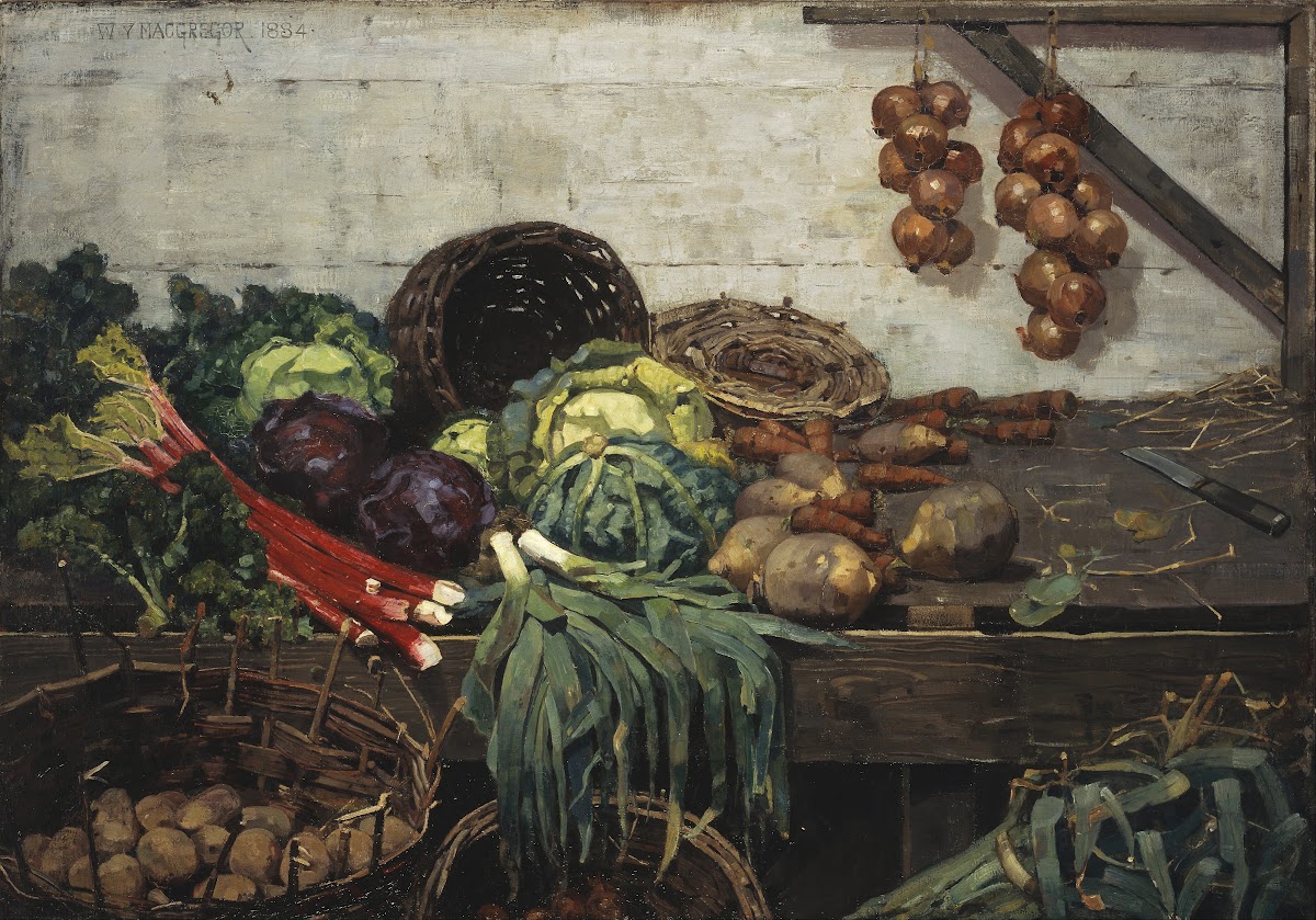 The Vegetable Stall 1884