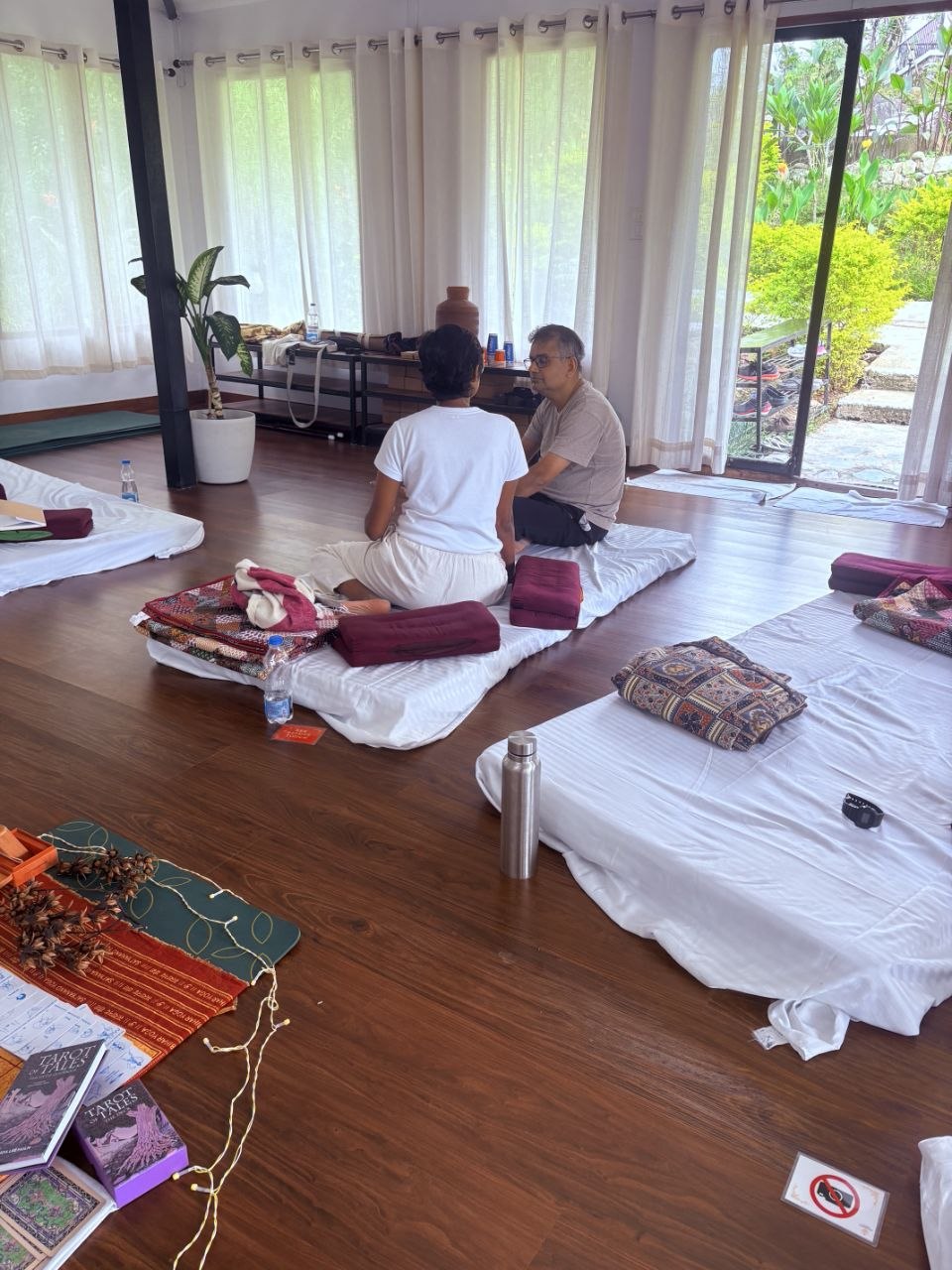 The retreat location in Dharamshala, India