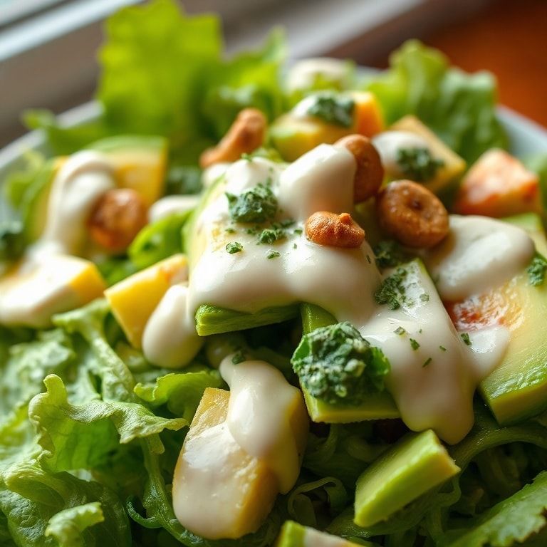 Fresh Avocado Salad with Creamy Lime Dressing – Easy, Homemade & Refreshing finished