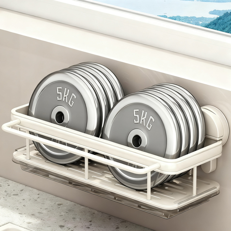 Saugnapf-Abtropfgestell Küche, Aluminium