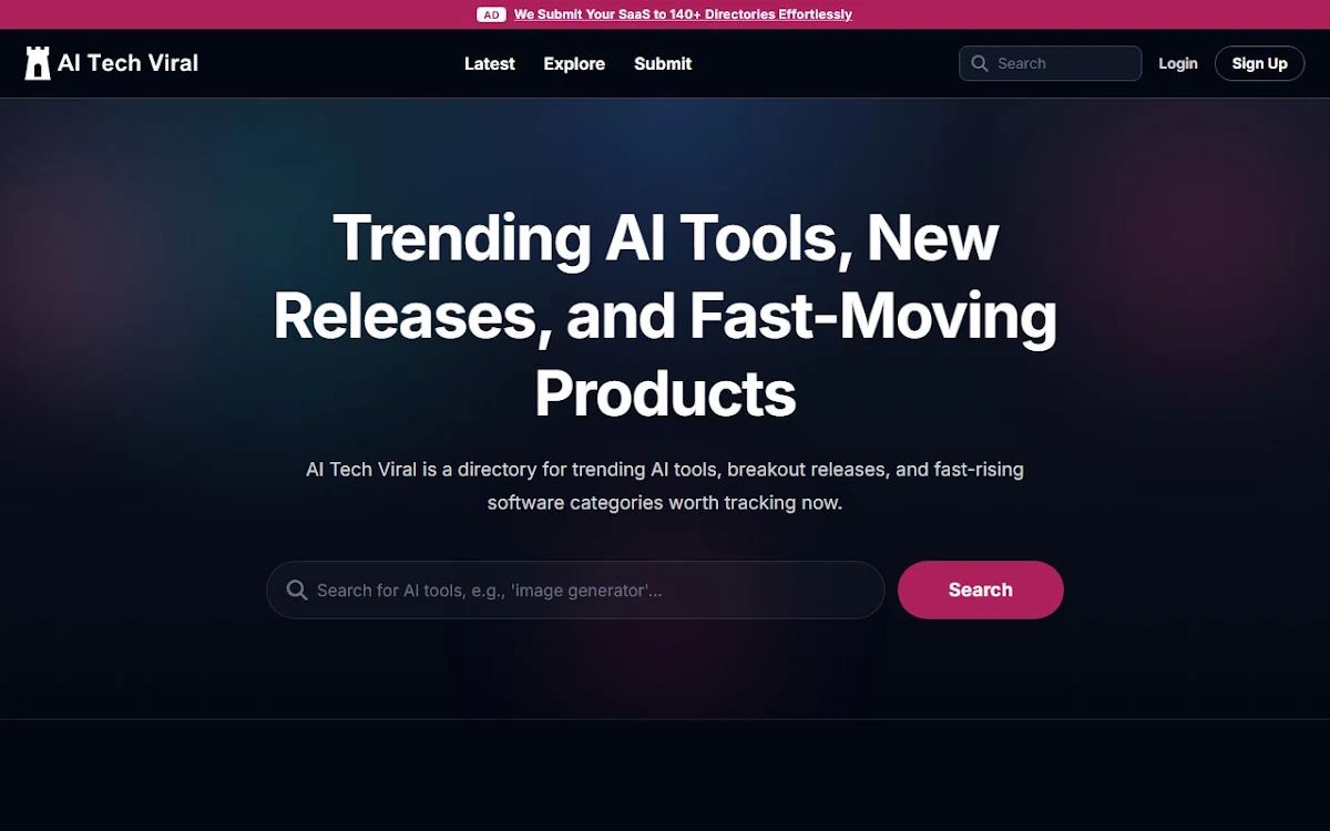 Captura de AI Tech Viral