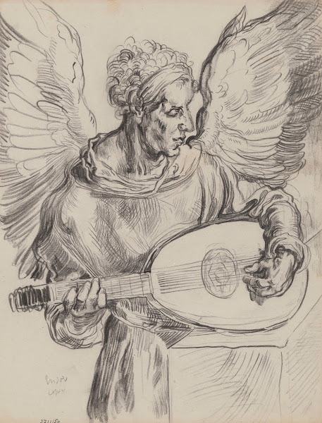 Seraph playing Lute