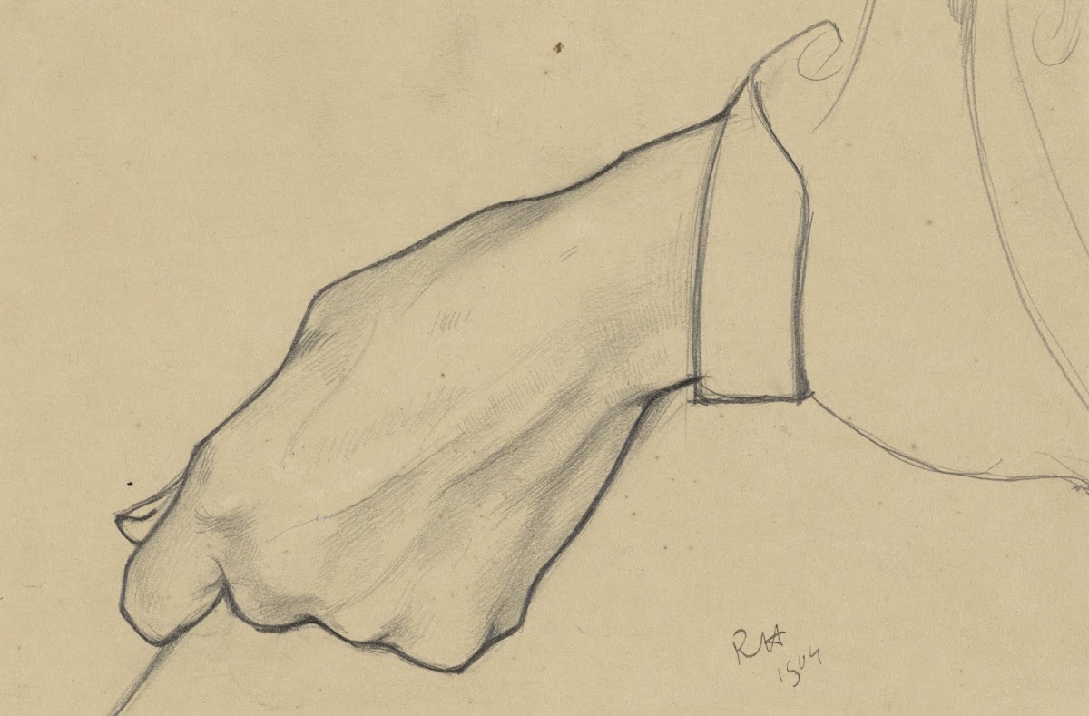 Gesloten linkerhand 1904