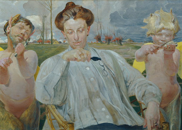 Die Frau des Künstlers 1905