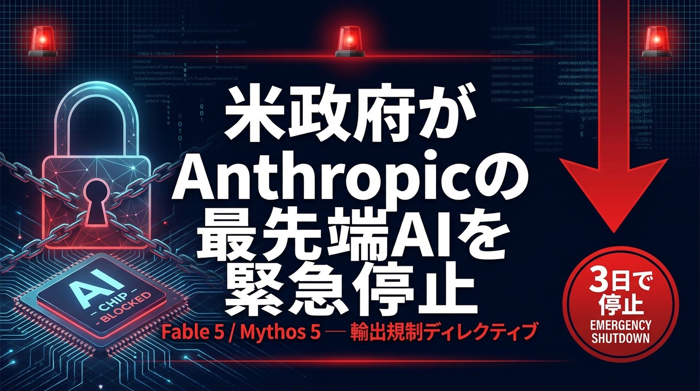 Fable 5 / Mythos 5 緊急停止