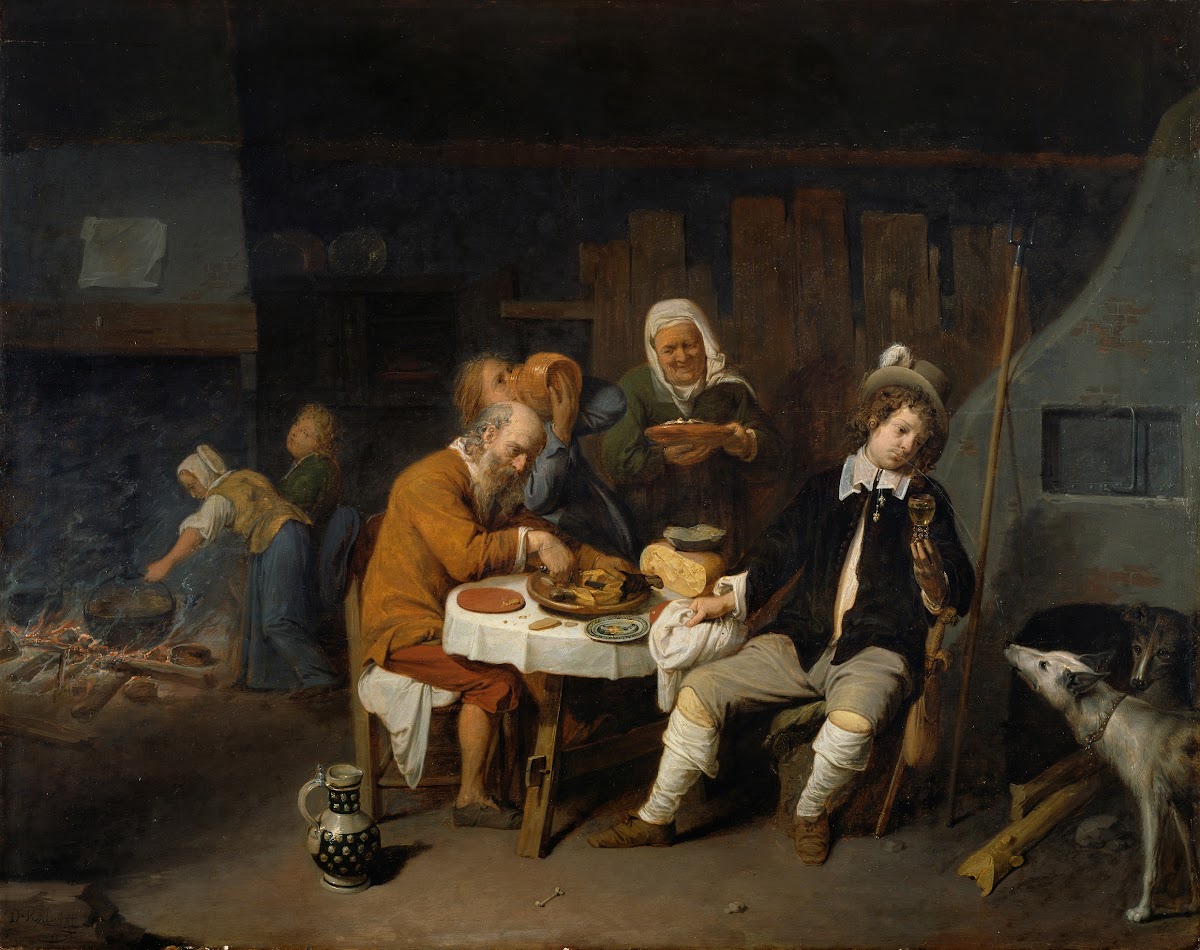 Dinner at a Farmhouse 1645