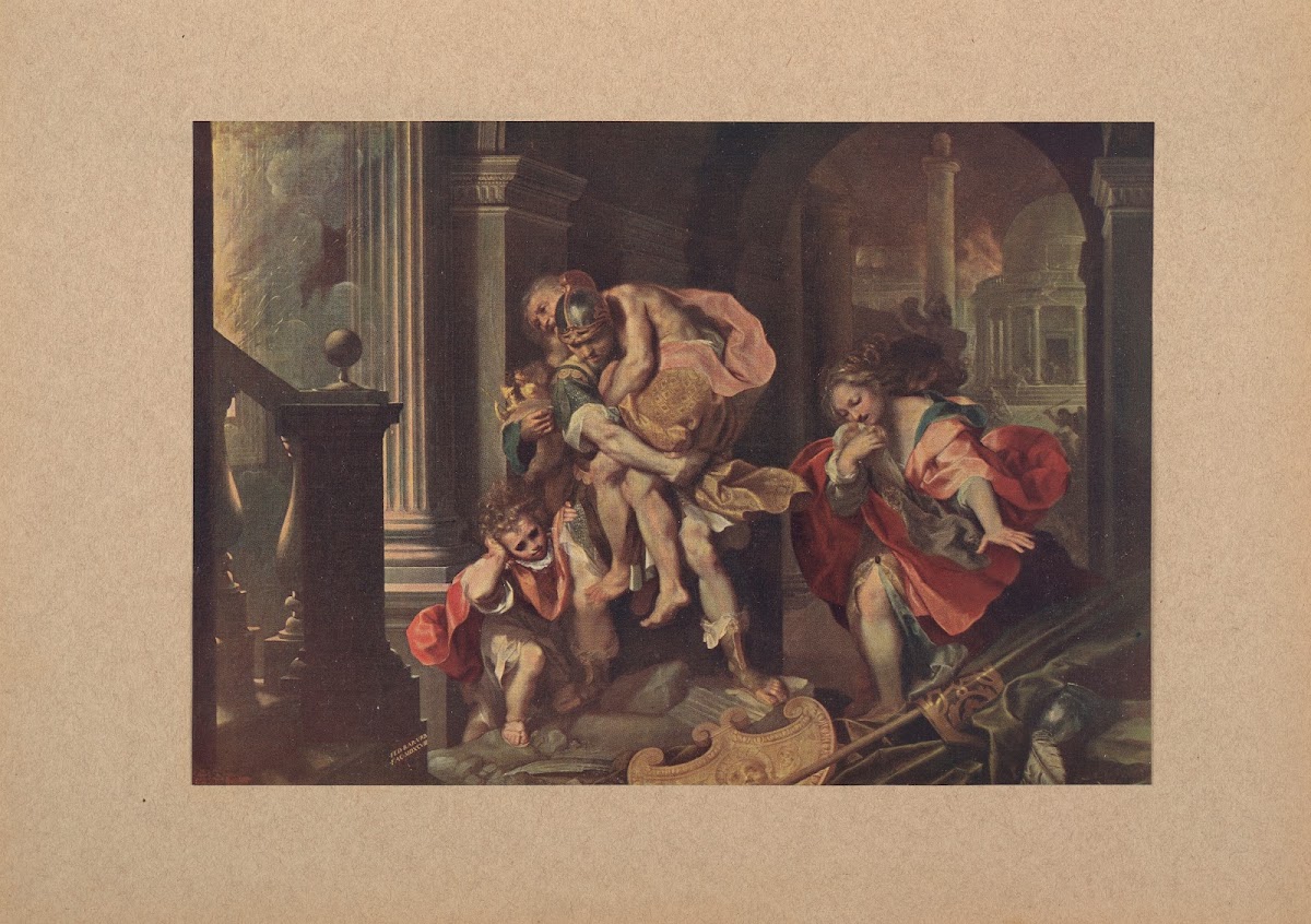 Federico Barocci Incendio di Troia 1910