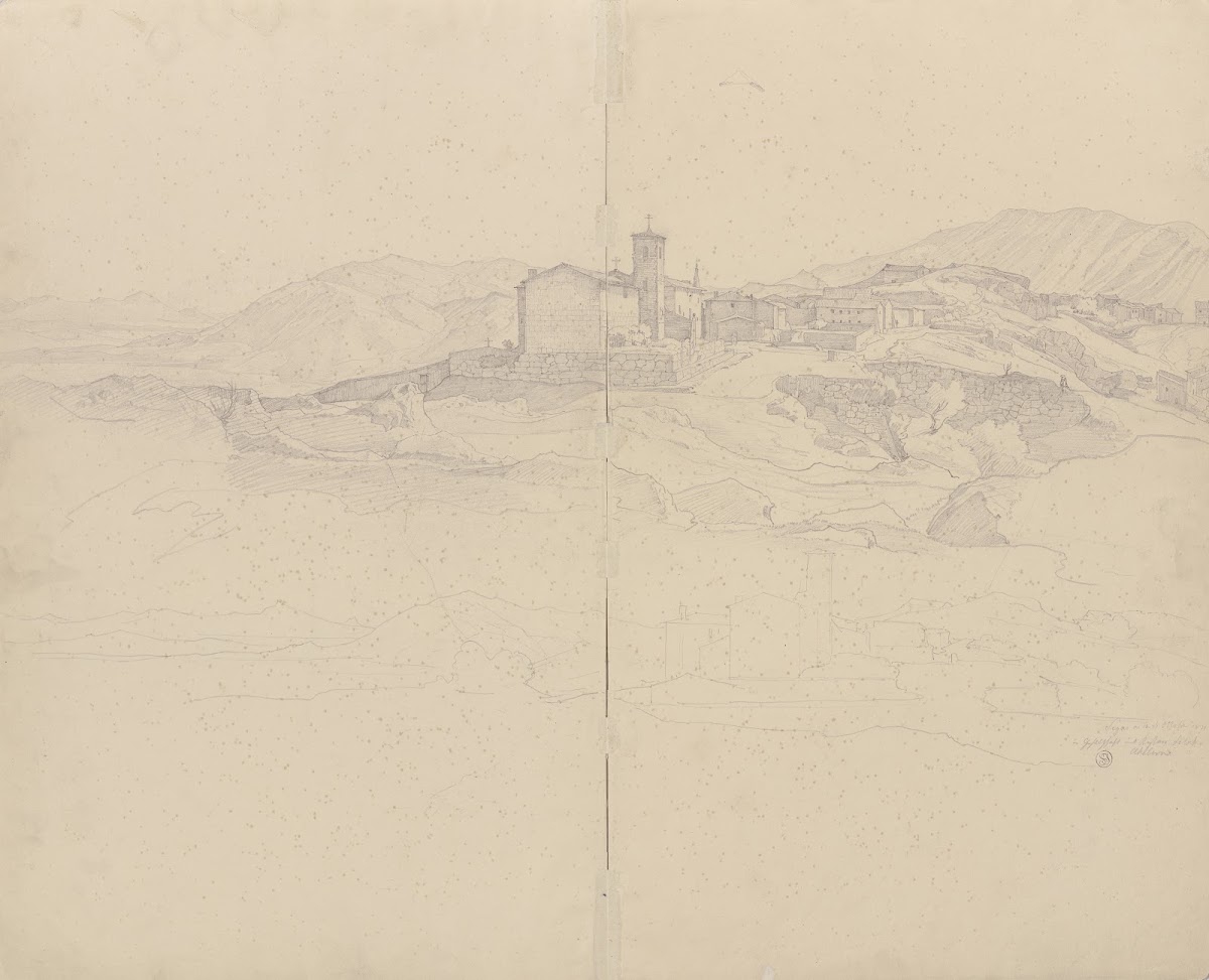 View of Segni 1830  1831