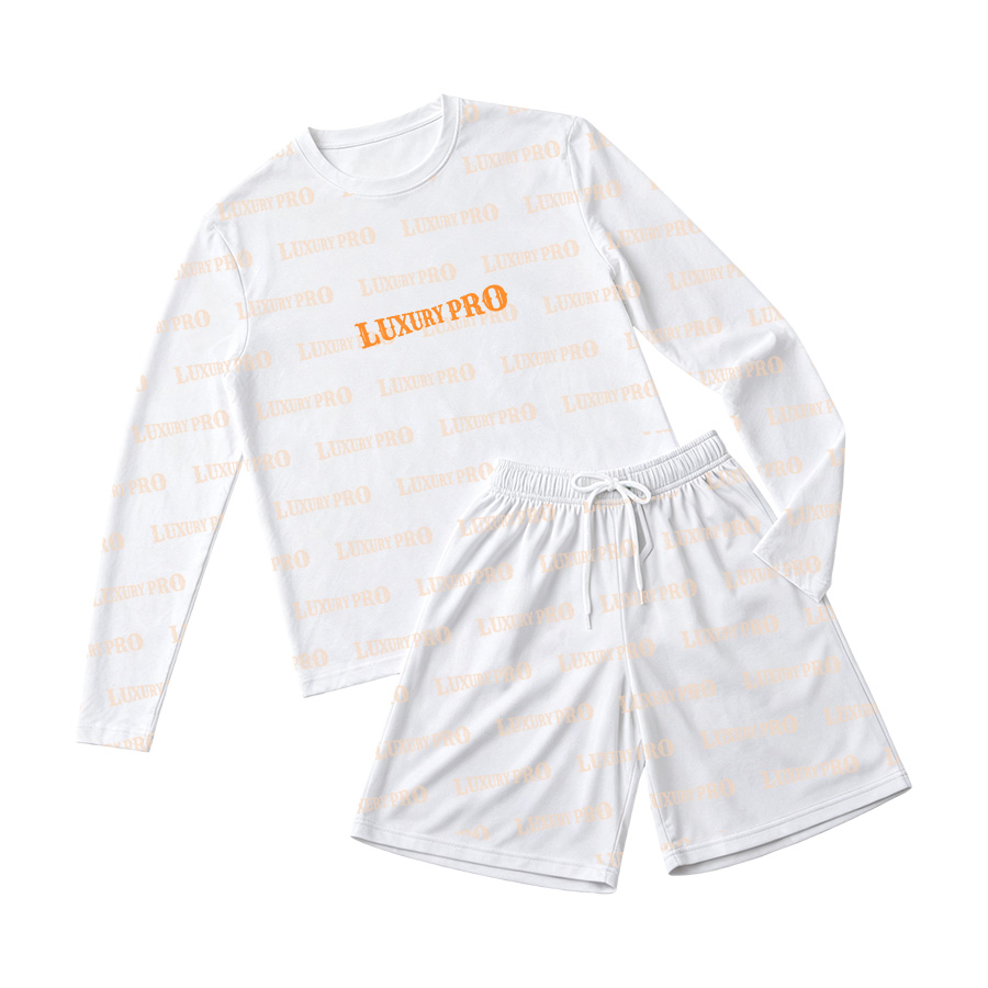 AOP Universal Long Sleeve T-Shirt With Universal Bird's Eye Fabric Boardshorts