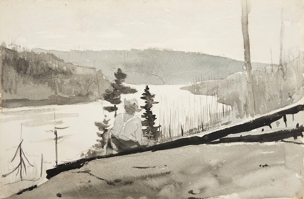Mountain River or Lake 1897
