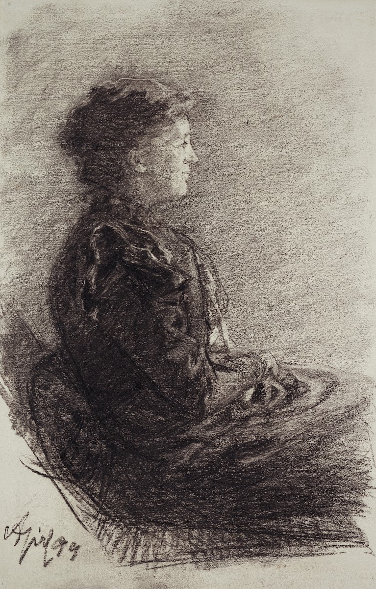Bildnis der Tante Mary Eysen 1899