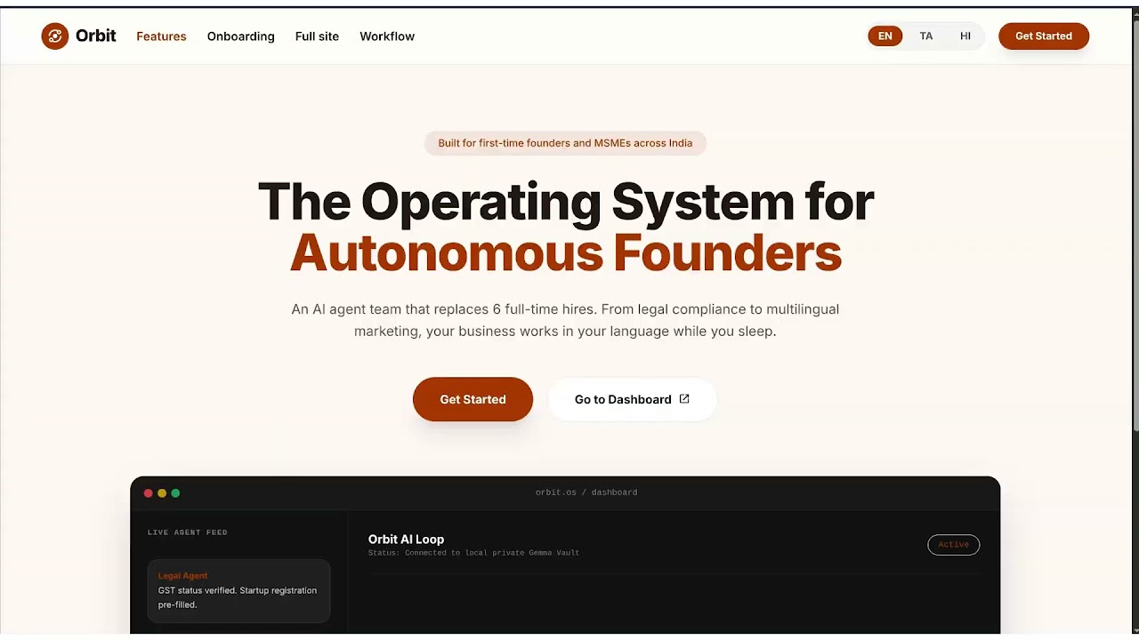 Orbit project preview