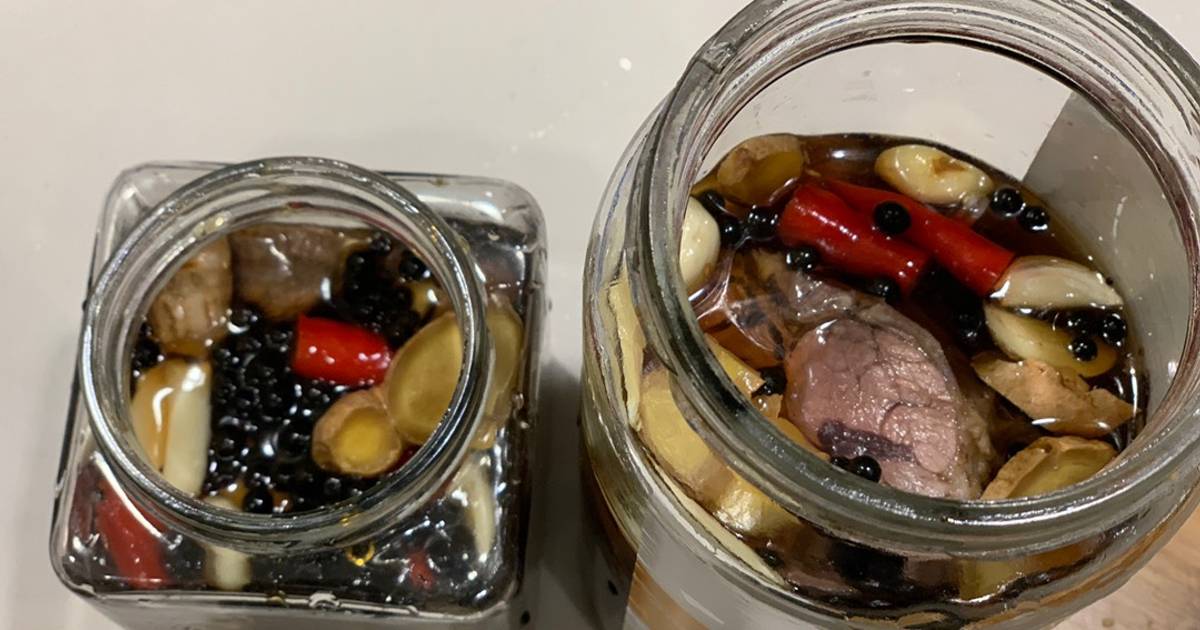 Bắp bò ngâm mắm
