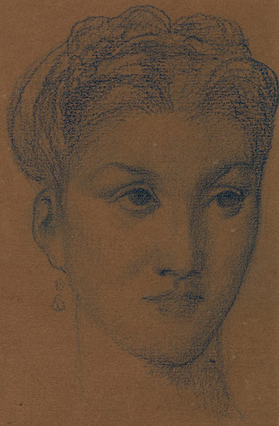 Etude de tête de femme 1868