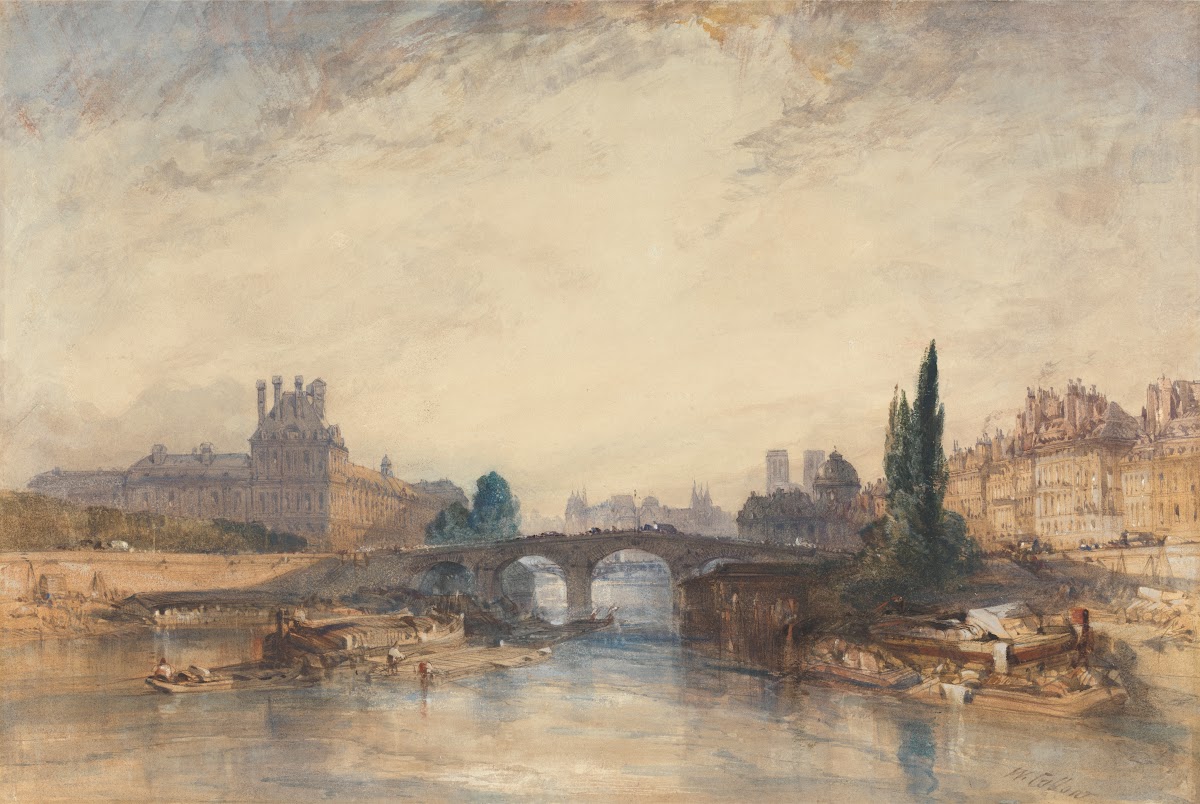 View of the Pont Royal ca 1833