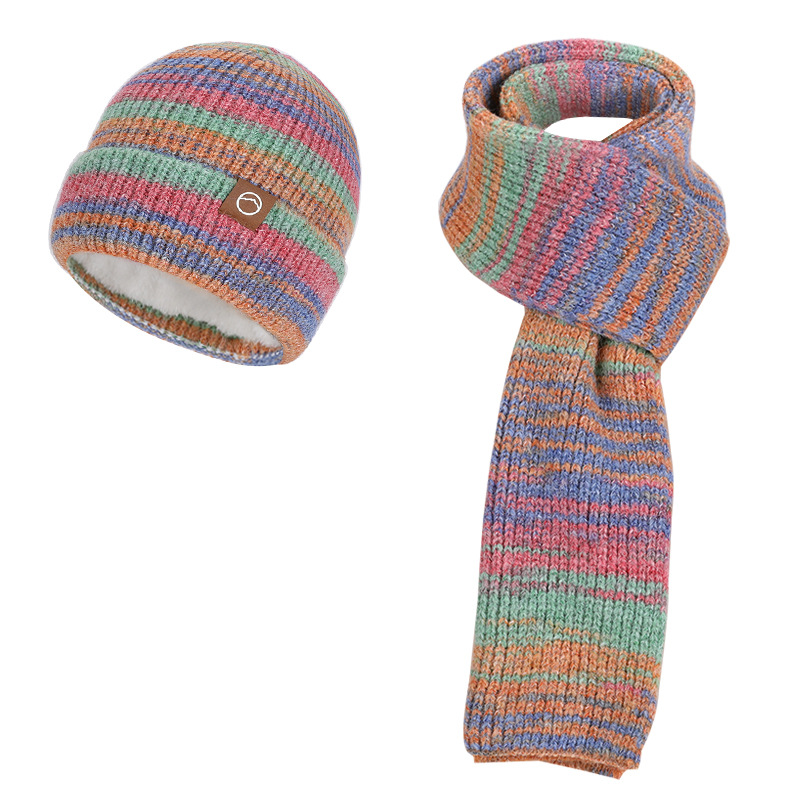 3-piece winter set: hat, scarf, and touchscreen gloves