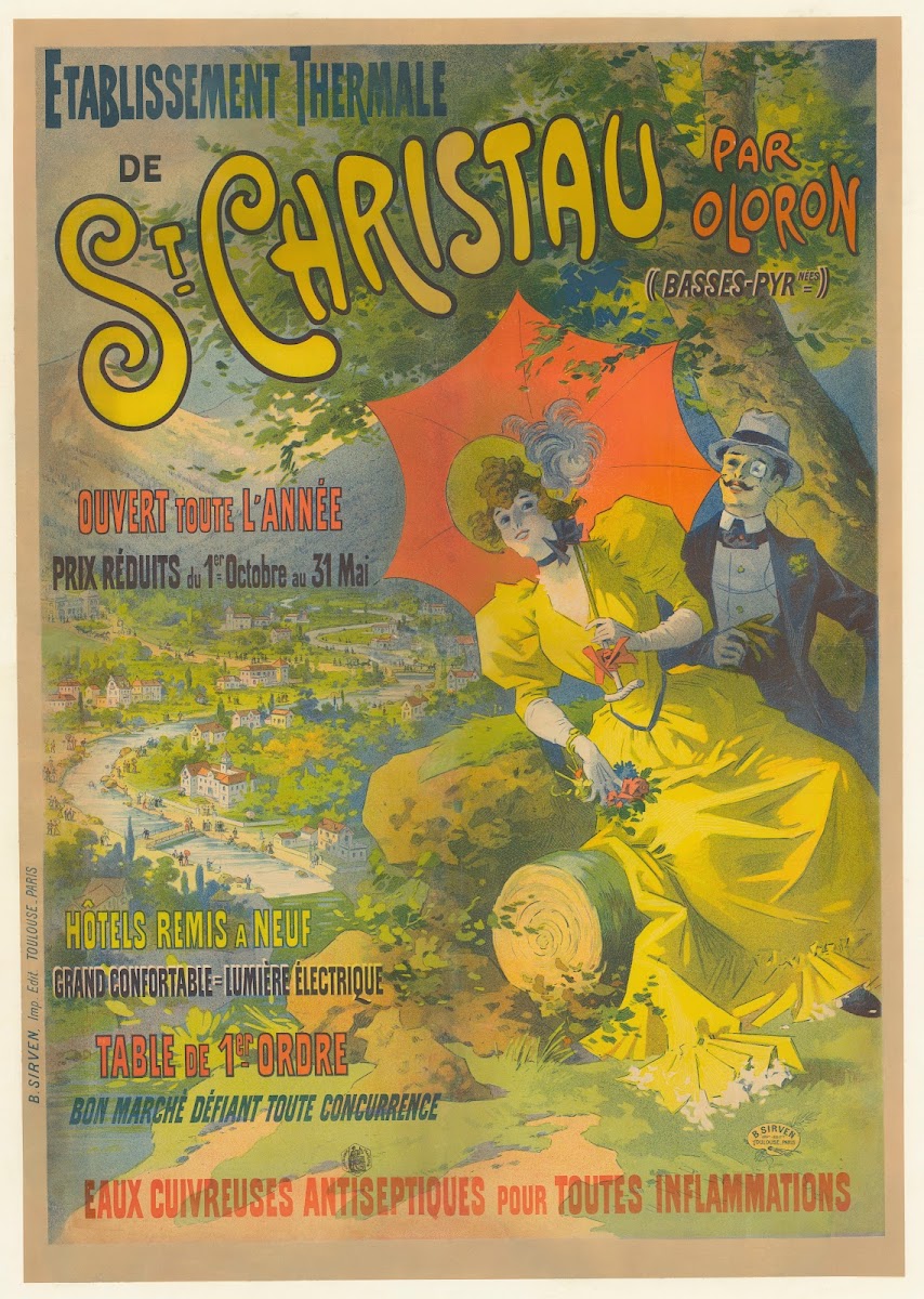 Etablissement thermale sic St Christau par Oloron 1900