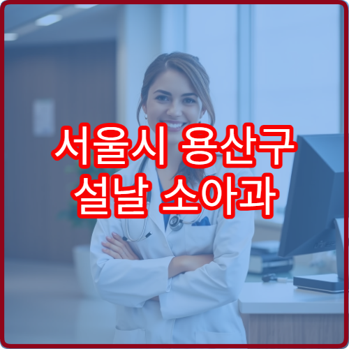 서울시 용산구 설날 소아과 휴일 진료 병원 발열·설사 영유아 응급 상담