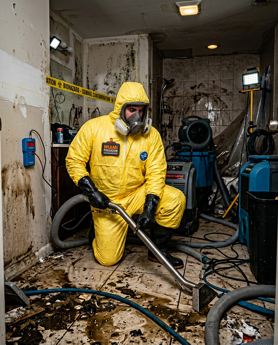 What to do if sewage is backing up?