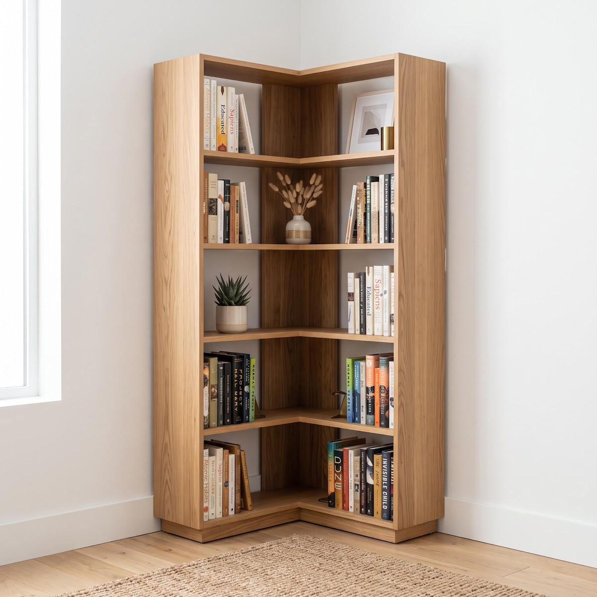 Best Corner Bookcases for Apartments (2026) - BEST COMPACT — PRODUCT SHOT