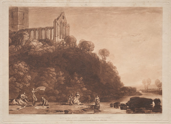Dumblain Abbey Scotland 19th century
