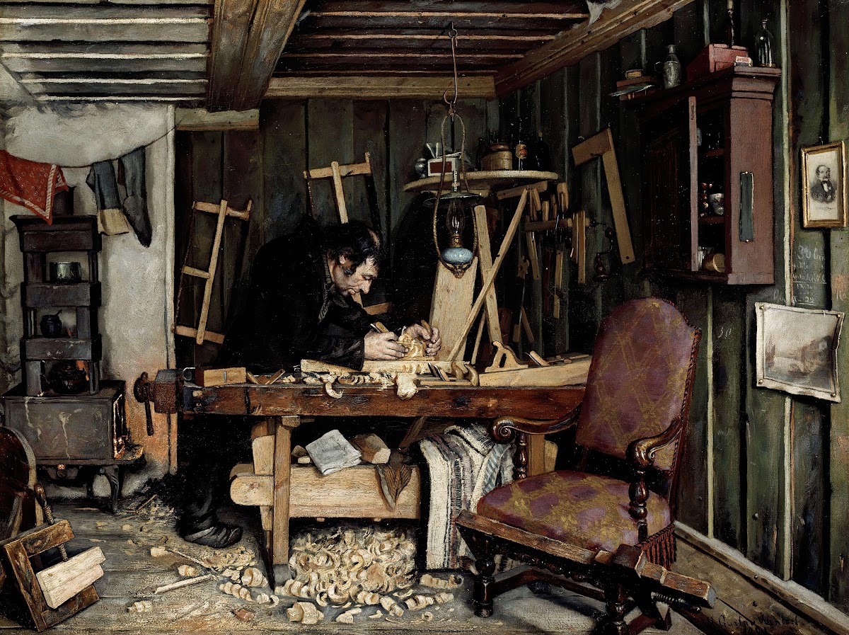 A Carpenters Workshop 1881