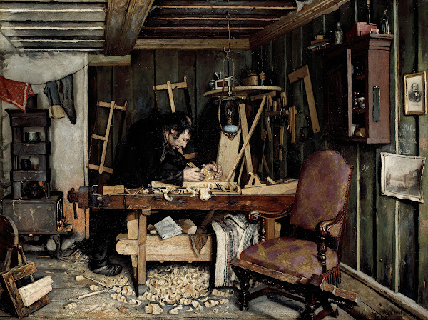 A Carpenters Workshop 1881