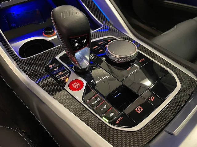 Detailed luxury center console
