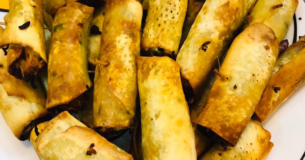 Chả giò trong,ngoài sake