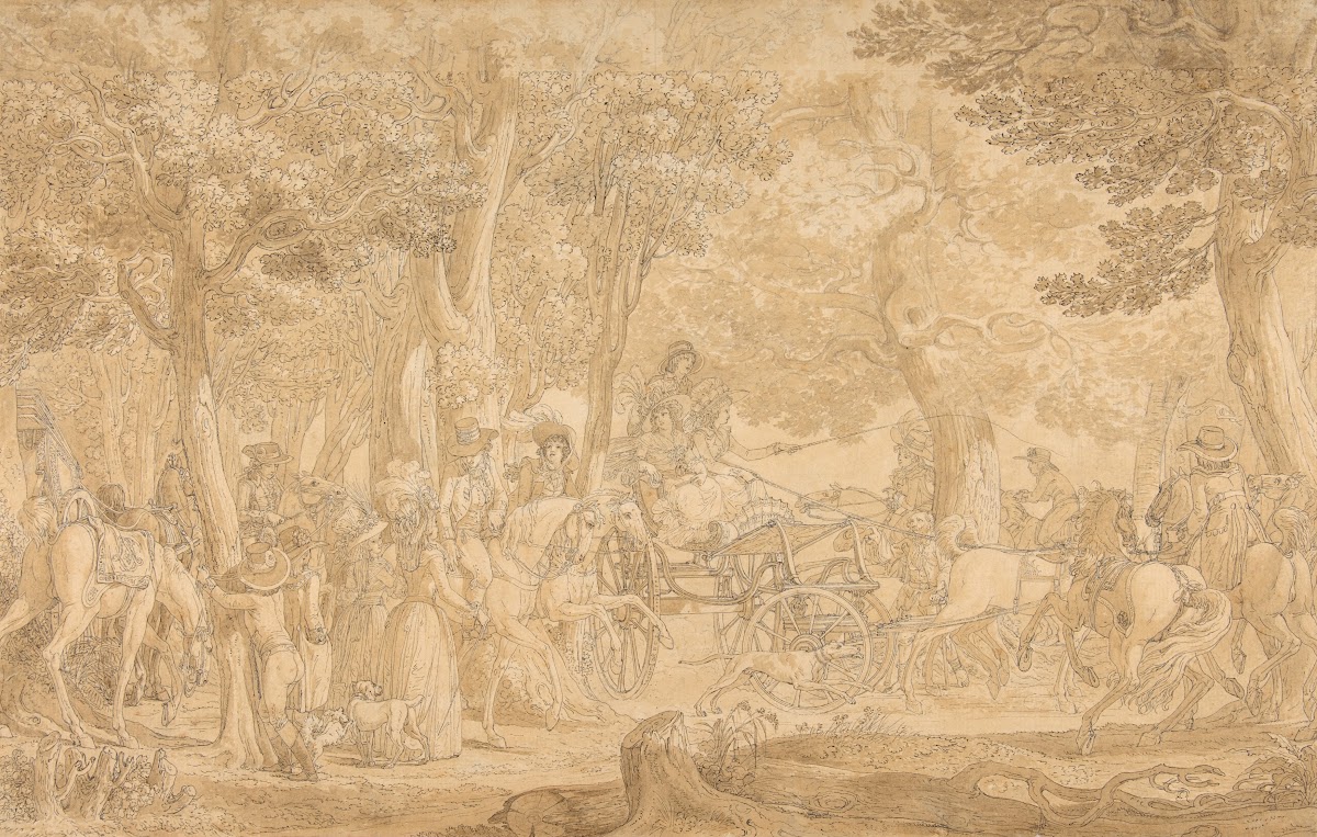 Outing in a Wood