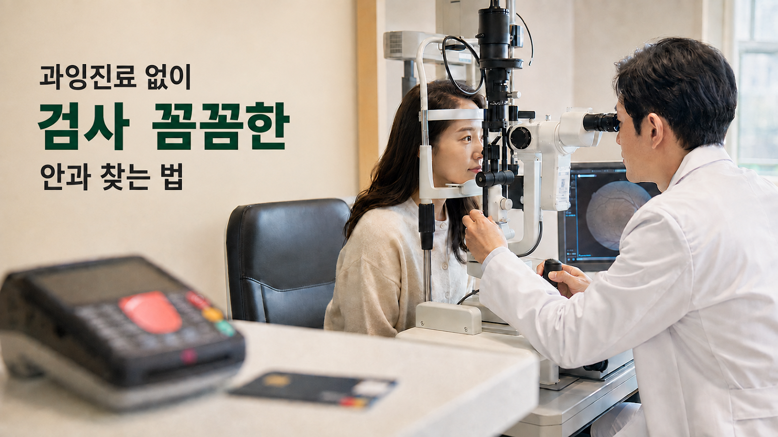 과잉진료 없이 검사 꼼꼼한 안과 찾는 법