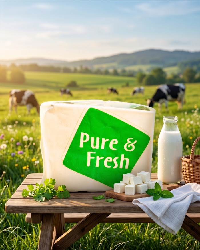Custom dairy packaging