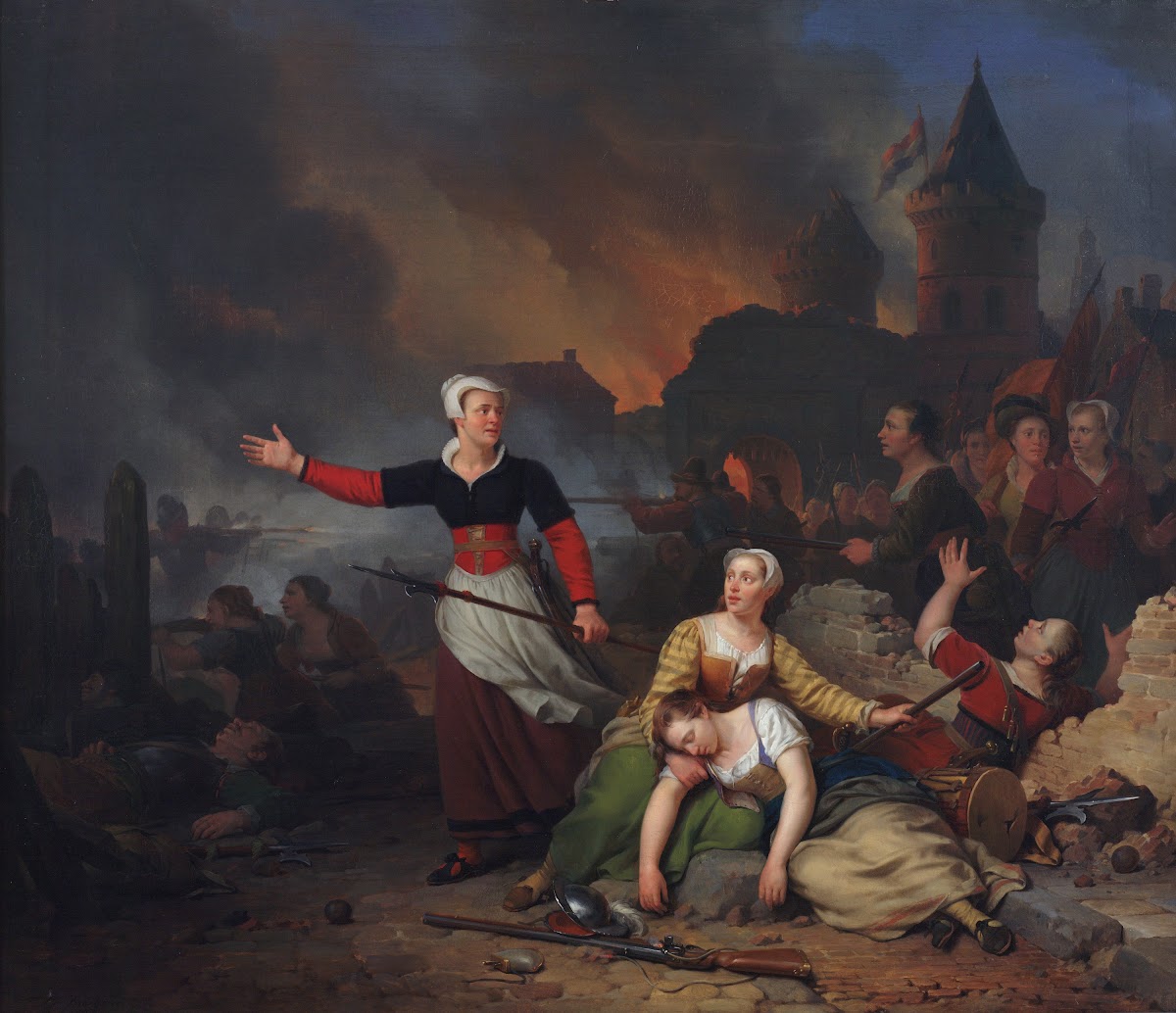 Kenau Simonsdr Hasselaar tijdens het beleg van Haarlem 1829
