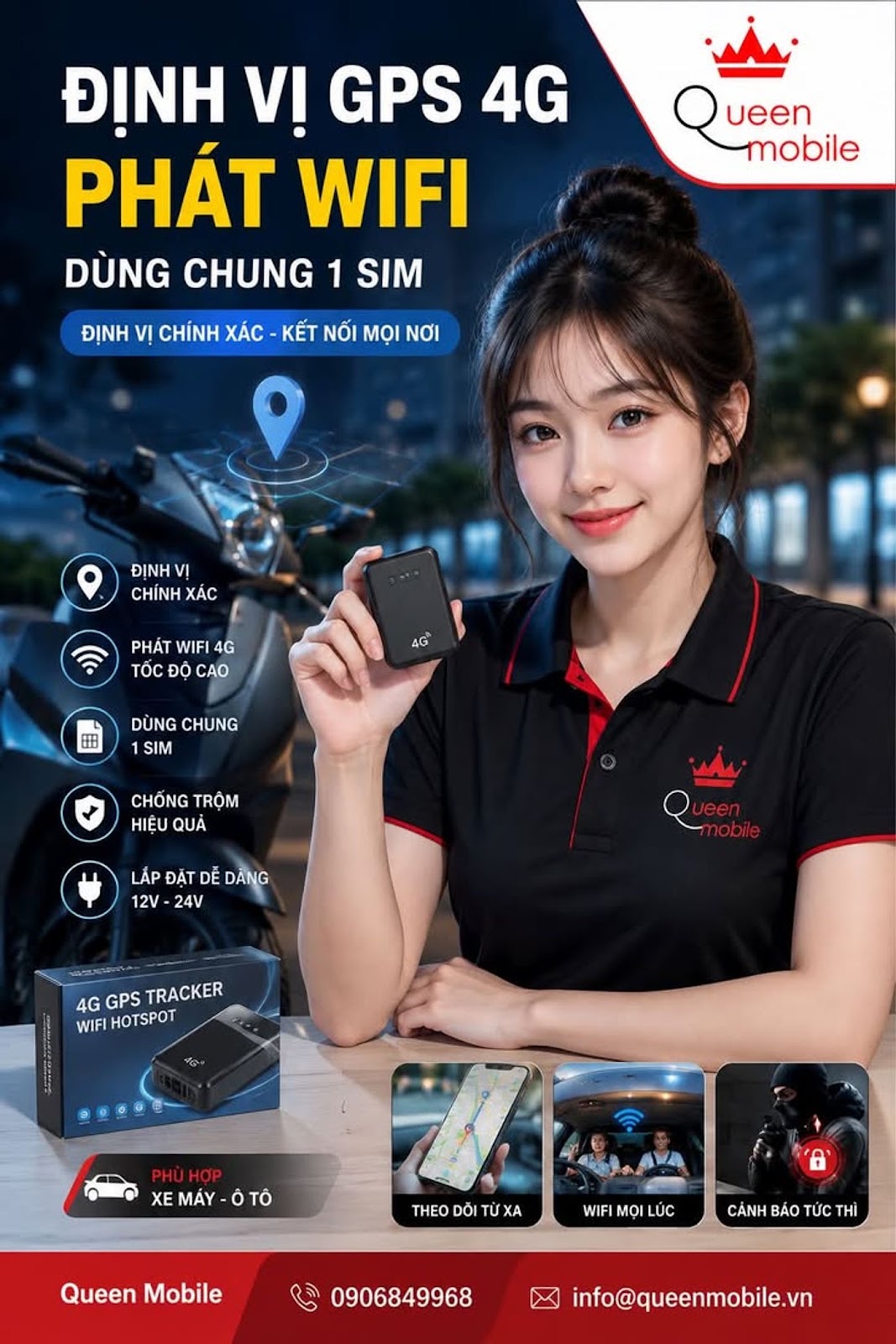 摩托车用一张SIM卡的GPS定位器和4G WiFi发射器值得购买吗？